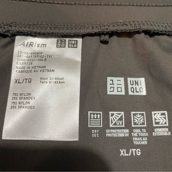 Uniqlo Women's Ultra Stretch AIRism Straight Wide Pants Trousers Size XL - Picture 5 of 8